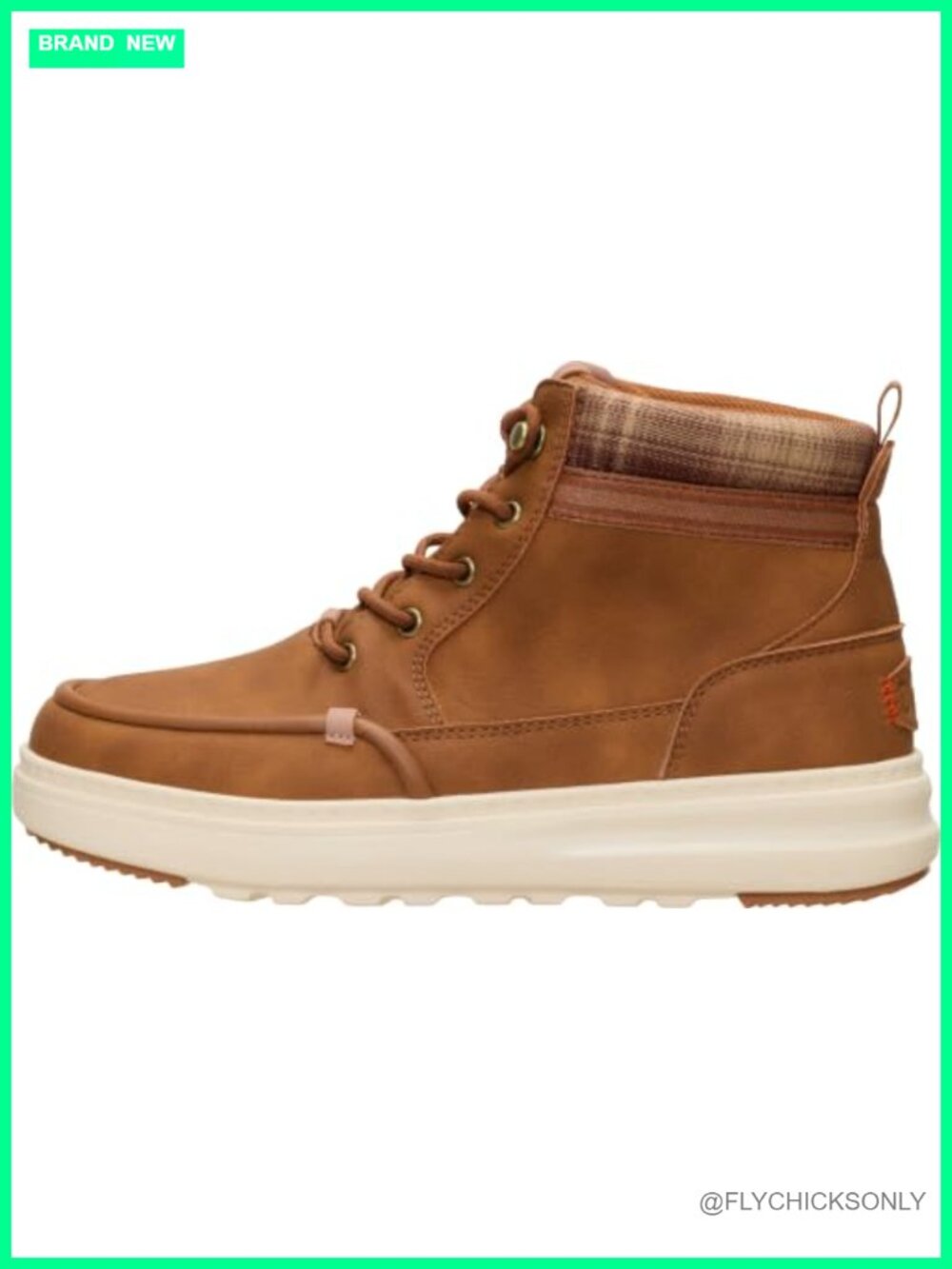 HEYDUDE Remi Field Boot Classic Synthetic Plaid Ankle Boot